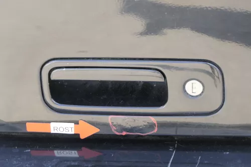 VW Lupo 6X Heckklappe Klappe Kofferraumklappe Scheibe schwarz L041 uni (157427)