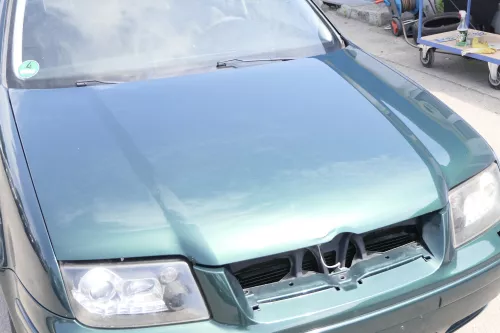 VW Bora Motorhaube Haube Klappe vorne grün LC6M (157453)