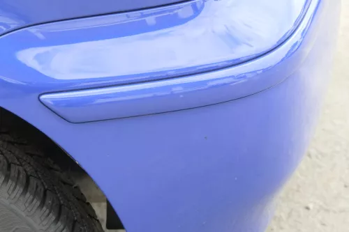 VW Polo 6N2 Stoßstange hinten Heckstoßstange Stoßfänger blau LA5C surf (157474)