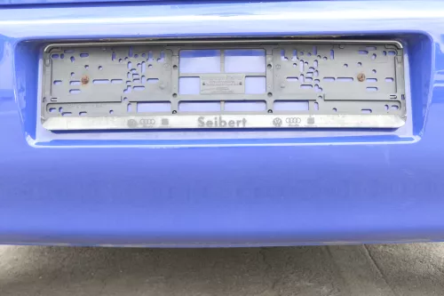 VW Polo 6N2 Stoßstange hinten Heckstoßstange Stoßfänger blau LA5C surf (157474)