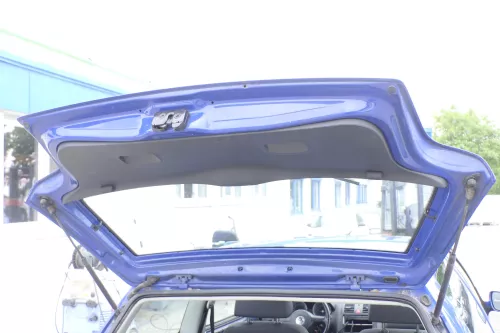 Polo 6N2 Heckklappe Klappe hinten Kofferraumklappe blau LA5C surfblue Scheibe (157475)