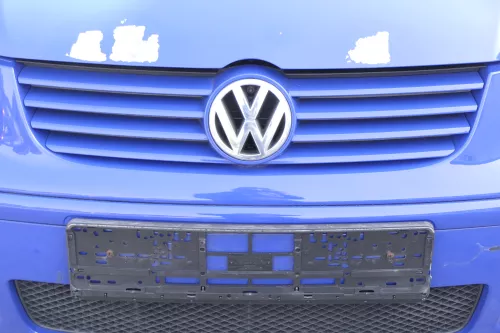 VW Polo 6N2 Stoßstange vorne Frontstoßstange Stoßfänger blau LA5C surfblue+Grill (157478)