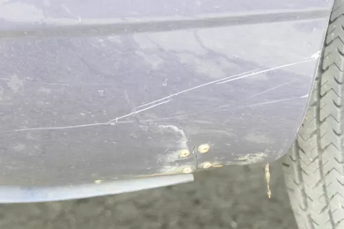 VW T4 Multivan Lange Version Stoßstange Frontstoßstange vorne blau LN5Y Nebelsch (157564)