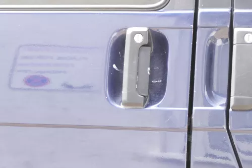 VW T4 Transporter Tür rechts Schiebetür mit Scheibe blau LN5Y Multivan Caravelle (157614)