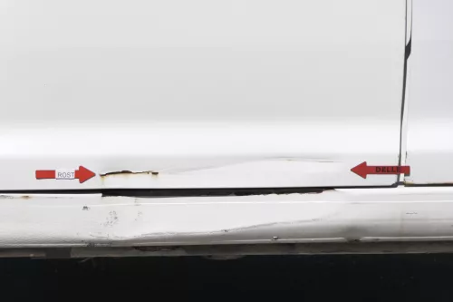 VW Caddy 3 2k Tür hinten rechts weiß LB9A Schiebetür (157676)