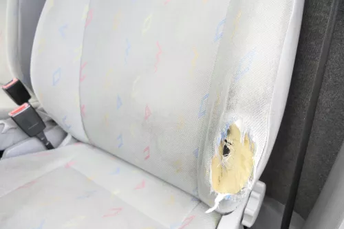 VW Caddy 3 2k Sitz Fahrersitz vorne links Fahrer (ohne die Kopfstütze) (157689)