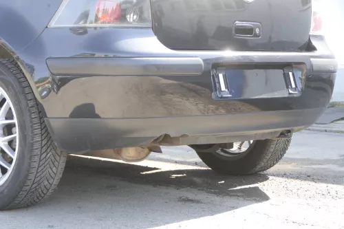 VW Golf 4 Limousine Stoßstange hinten Heckstoßstange Stoßfänger schwarz LC9Z m (157709)