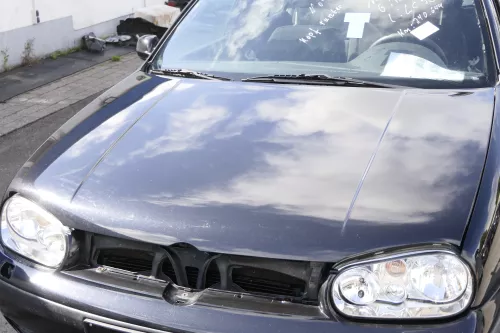 VW Golf 4 Motorhaube Haube Klappe vorne schwarz LC9Z metallic blackmagic  v (157733)