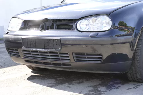 VW Golf 4 Stoßstange vorne Stoßfänger vorn vorne schwarz LC9Z schwarz SWR (157737)