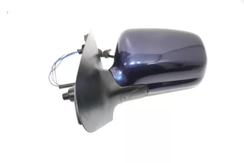 VW Polo Kombi elektrisch Spiegel vorne links Außenspiegel blau LN5Y f bisBj1999 (157808)