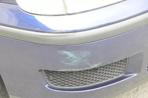 VW Polo 6N2 Stoßstange vorne Frontstoßstange Stoßfänger blau LB5N indigobl (157850)