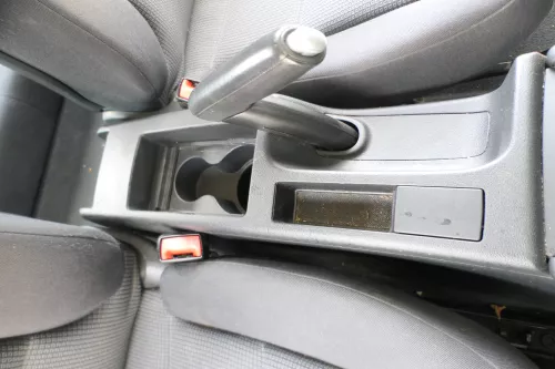 Audi A3 8P Handbremse Feststellbremse schwarz Leder Griff 8P0711303C schwarz (157886)