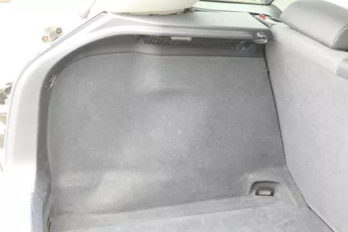 Audi A3 8P Abdeckung Verkleidung Kofferraum hinten links Seite 8P4863879K blau