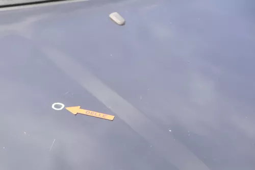 VW Passat 3A 35i Motorhaube Klappe vorne vorn Haube schwarz LC9Z (157929)