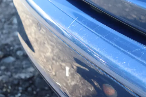 Audi A3 8P Stoßstange Stoßfänger hinten 4/5-Türer blau LZ5C AHK PDC (157962)