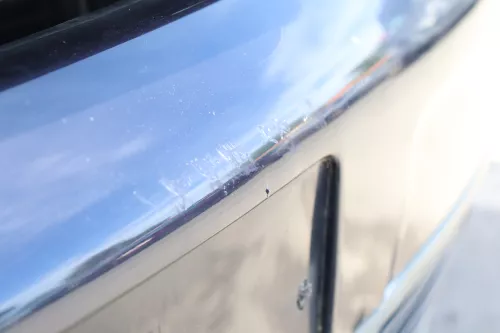 Audi A6 4B Frontstoßstange Stoßstange vorn vorne Stoßfänger blau LZ5L (157984)