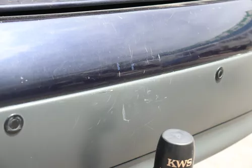 Audi A6 4B Limousine Stoßstange hinten Heckstoßstange Stoßfänger blau LZ5L PDC n (157997)