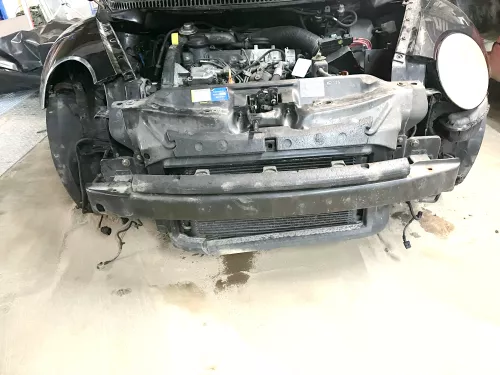 VW New Beetle 9C Schloßträger 1C0805594C Kühler Kondensator Pralldämpfer