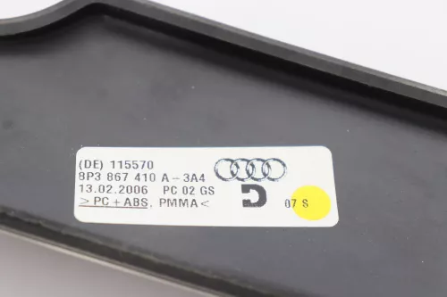 A3 8P Zierleiste für Türverkleidung Verkleidung Tür vorn rechts schwarz 2/3-Türe (158118)