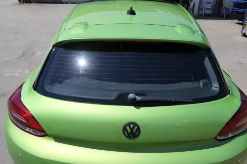 VW Scirocco 3 Heckklappe Klappe Scheibe grün LR6T Spoiler