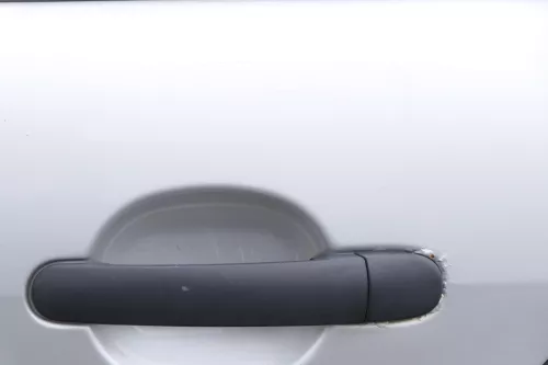 Skoda Fabia 6Y Combi Variant Kombi Tür hinten links grau silber LF7T -ohne Anbau (158341)