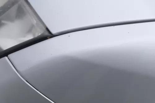 Skoda Fabia 6Y Kotflügel vorne links grau silber LF7T auch Kombi - Rost - BILDER (158342)