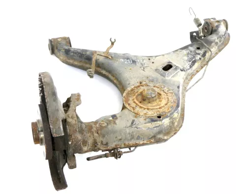 VW T4 Achse hinten links Hinterachse Achsschenkel Radlager Trommelbremse Bremse (158414)