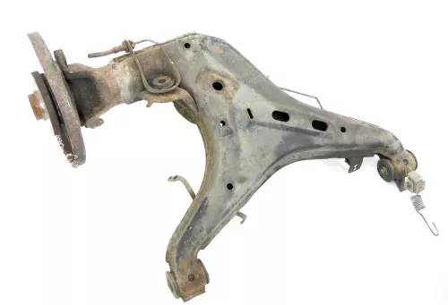 VW T4 Achse hinten links Hinterachse Achsschenkel Radlager Trommelbremse Bremse (158414)