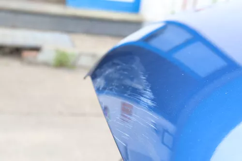 Audi A3 8P 4/5-Türer Motorhaube Haube Klappe vorn vorne blau LZ5C Sportback d (158484)