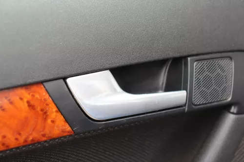 1x Audi A3 8P Türverkleidung Verkleidung Tür hinten links 4/5-Türer Holz (158494)