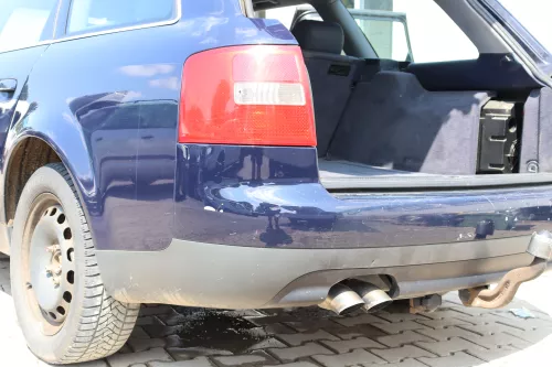 Audi A6 4B Kombi Avant Stoßstange hinten Heckstoßstange blau LY5K (158569)