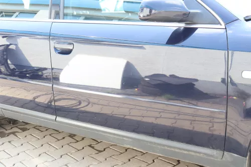 Audi A6 4B C5 Tür Türblatt vorne rechts Beifahrertür blau LY7K