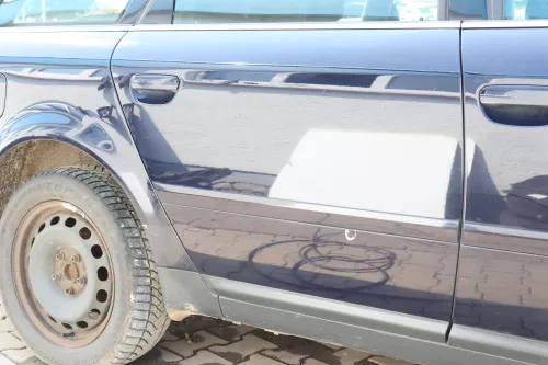 Audi A6 4B C5 Tür Türblatt hinten rechts blau LY5K (158573)
