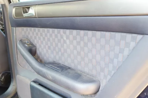 Audi A6 4B Türverkleidung Verkleidung Tür vorne +hinten links rechts blau mariti (158575)