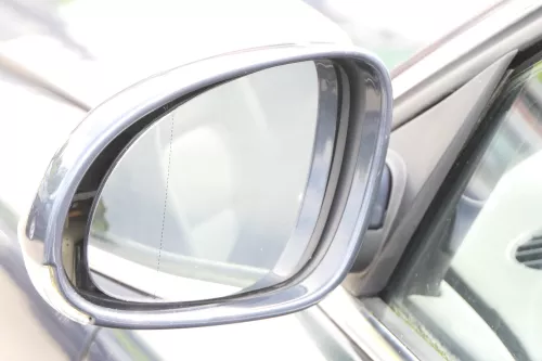 VW Passat 3BG elektrischer Spiegel Außenspiegel links grau blau LC5F Blinker (158580)