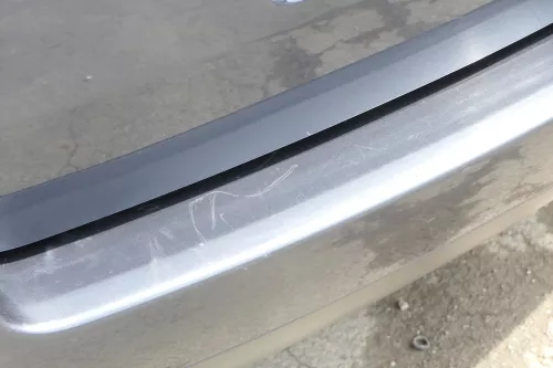 VW Passat 3BG Kombi Variant Stoßstange hinten Heckstoßstange grau blau LC5F (158590)