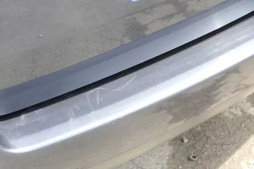 VW Passat 3BG Kombi Variant Stoßstange hinten Heckstoßstange grau blau LC5F (158590)