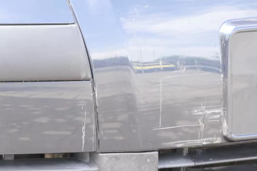 VW Passat 3BG Stoßstange vorne Frontstoßstange Stoßfänger grau blau LC5F (158591)