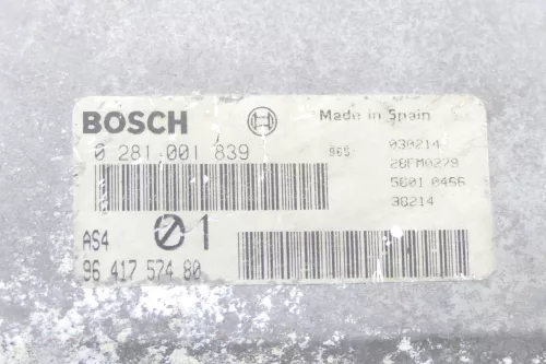 Citroen Saxo Steuergerät Motor Motorsteuergerät 9641757480 1,5D (158610)