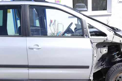 Sharan 7M Alhambra Tür rechts vorne Beifahrertür silber LA7W abBj2000 Facelift