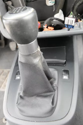 Sharan Alhambra 7M 6-Gang Schaltknauf Schaltsack Schaltung Schaltknüppel Leder (158632)