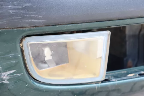 Skoda Fabia 6Y Stoßstange Stoßfänger vorne grün LF8C 2000-2004 (158661)