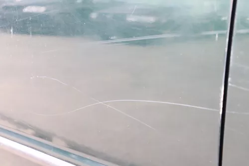 Skoda Fabia 6Y Kombi + Limousine Tür vorne links Fahrertür grün LF8C ohneAnbaute (158664)