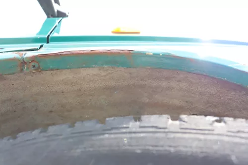 VW LT 35 2D Kotflügel vorne rechts grün L9ß2 (158696)