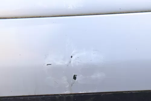 VW Bora Limousine Stoßstange hinten Heckstoßstange silber grau LB7Z (158804)