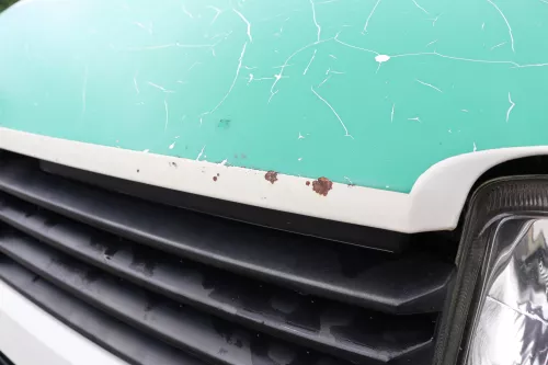 VW T4 Transporter Pritsche Motorhaube Haube Klappe vorne weiß L902 (158839)