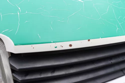 VW T4 Transporter Pritsche Motorhaube Haube Klappe vorne weiß L902 (158839)