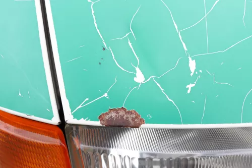 VW T4 Transporter Pritsche Motorhaube Haube Klappe vorne weiß L902 (158839)