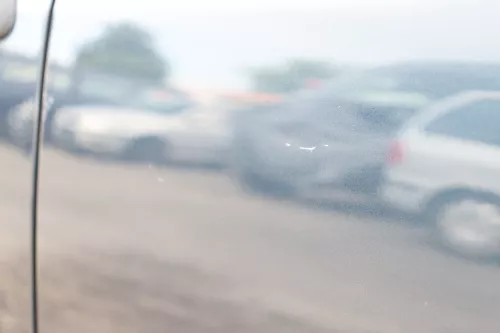 VW Golf Plus 5M Türblatt Tür Blech hinten links grau blau LC5F (158859)