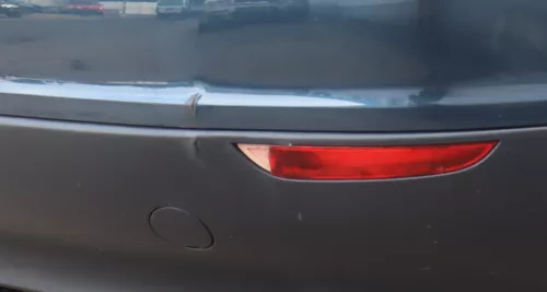 VW Golf 5 Plus 5M1 V Stoßstange hinten Heckstoßstange Stoßfänger grau blau LC5F (158862)